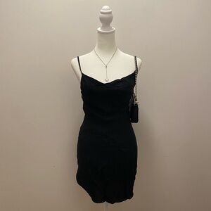 Elegant Black Slip Dress